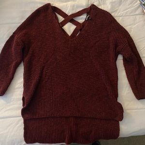 Express cross back sweater
